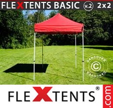 Namiot Ekspresowy FleXtents Basic 2x2m Rosso