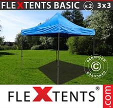 Namiot Ekspresowy FleXtents Basic 3x3m Blu