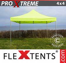 Namiot Ekspresowy FleXtents Pro Xtreme 4x4m Jaskrawożółty/Zielony